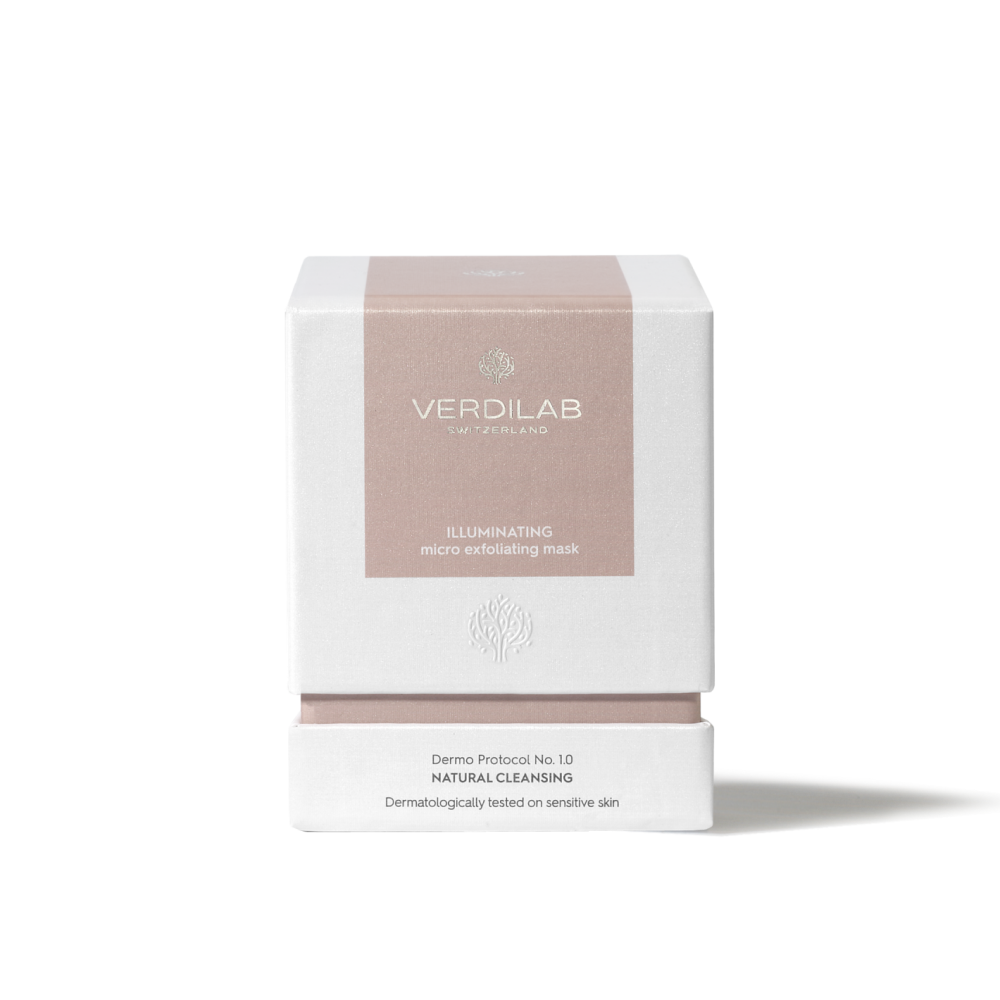 Verdilab's Illuminating Micro Exfoliating Mask open box